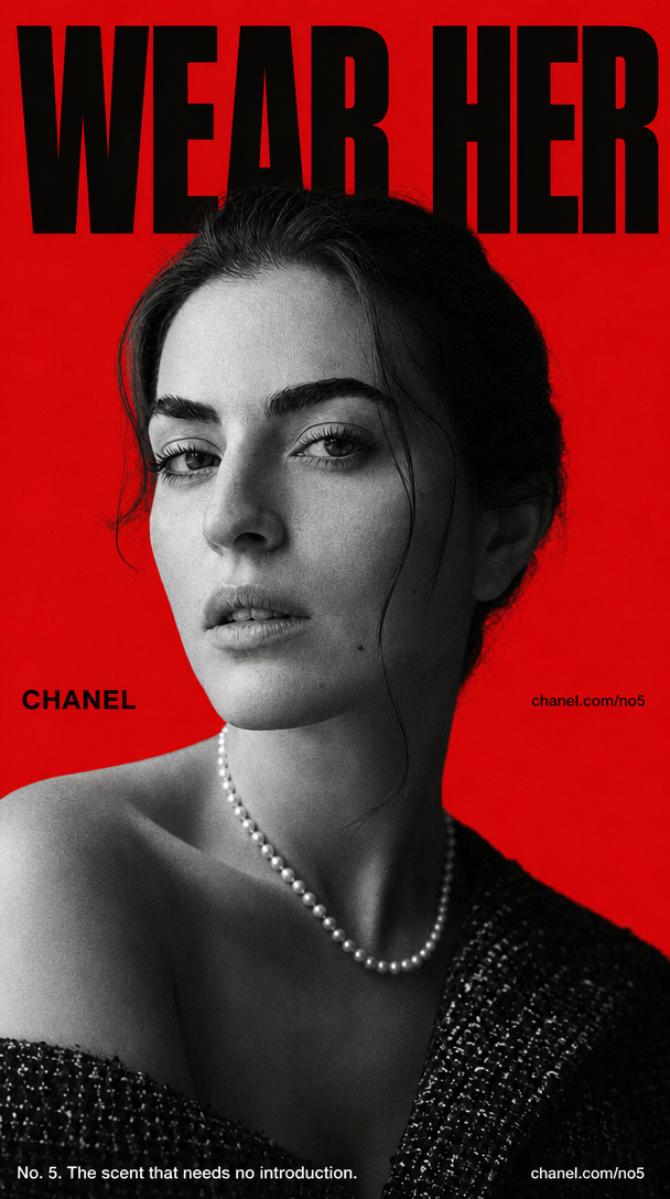 Chanel No. 5 — Wear Her portrait ad